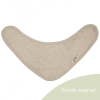 Bandana - Feather grey - Double layered (Geboortelijst Jerome S.)